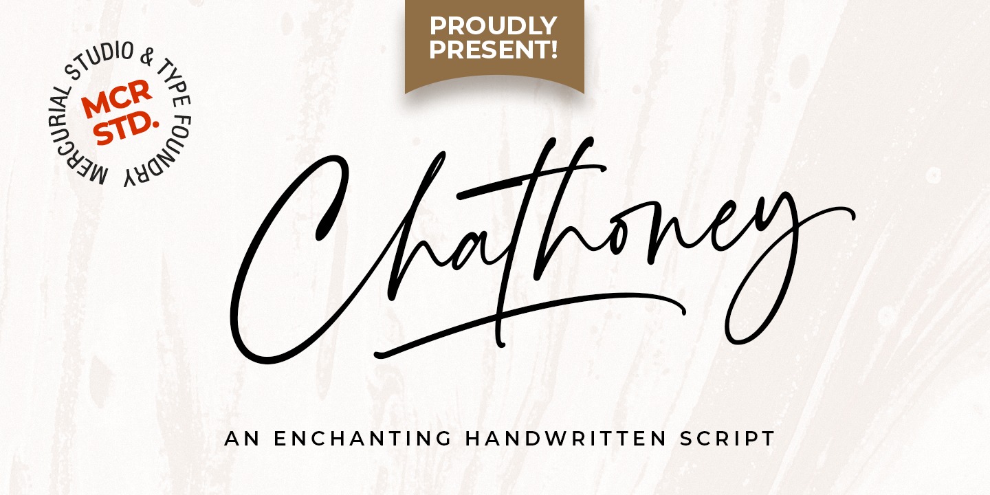Chathoney Font preview